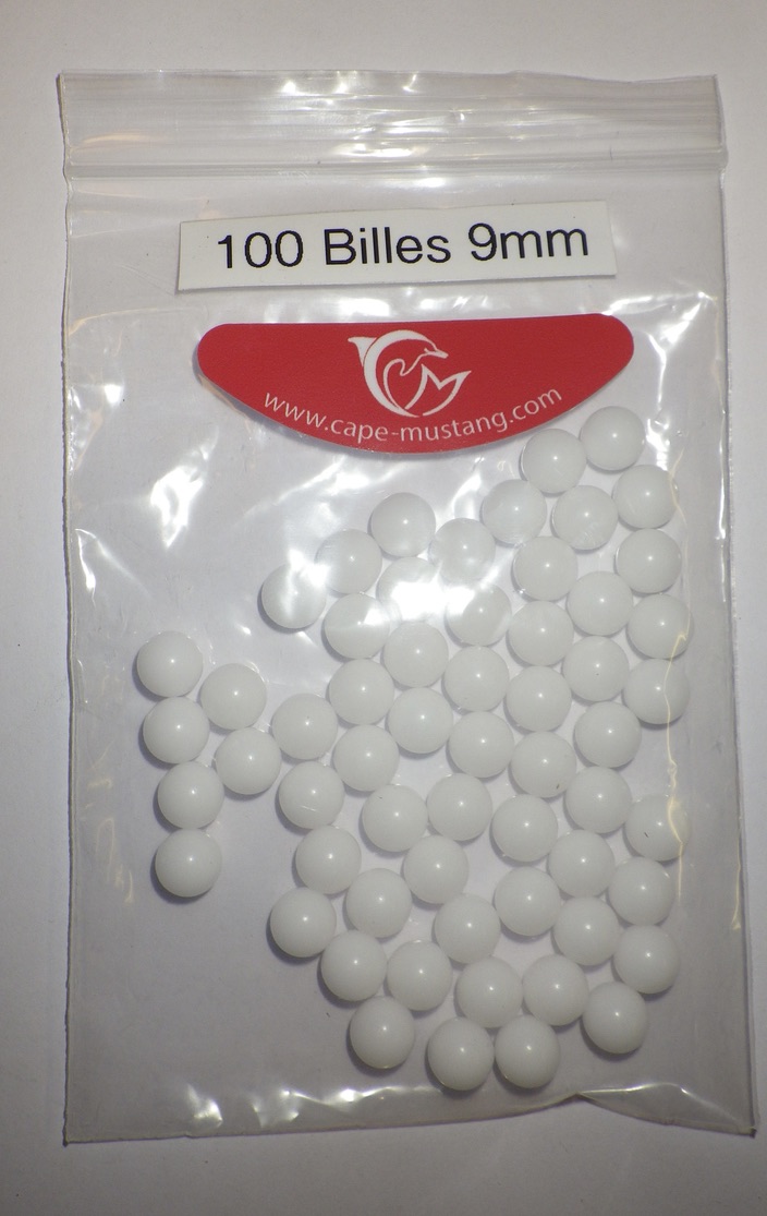 Image de Billes Delrin 9mm pour poulies ou chariots